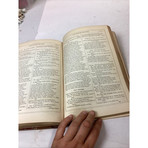 The Complete Works Of William Shakespeare - 1870’s Hardcover - Picture 9 of 12